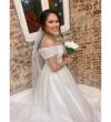 Lady Yaka Avrupa Dantel Dizaynli A Kesim Gelinlik