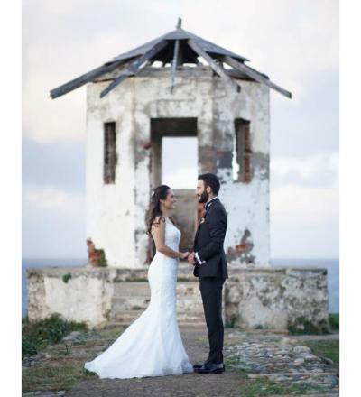 Avrupa Dantel Dizaynlı Balık Gelinlik