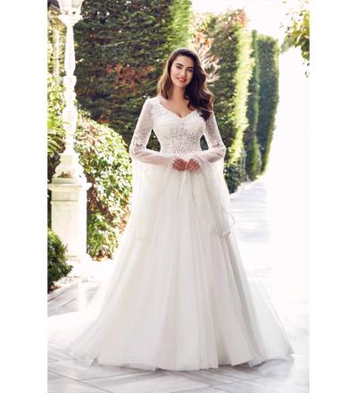 İspanyol Kol A Kesim Gelinlik Modeli