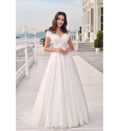 Kalp Yaka A Kesim Gelinlik