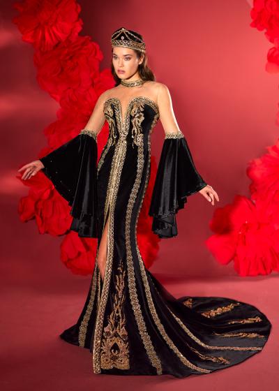 Kadife Balık Model İşlemeli Kınalık Model Model 016