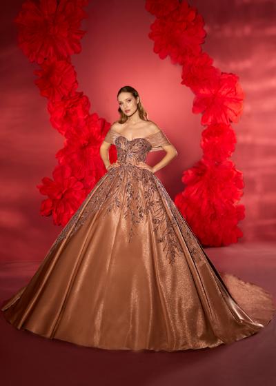 Pileli Yan Kol Detaylı Dantel İşlemeli Nişanlık Abiye Model Model 072