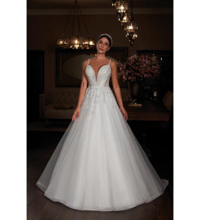 V Yaka Prenses Gelinlik