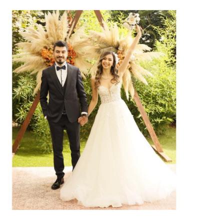 Yan Kol Detaylı A Kesim Gelinlik 